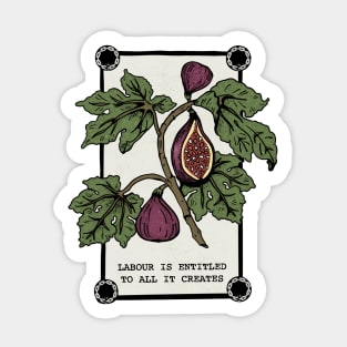 Labour Is Entitled to All It Creates Sticker